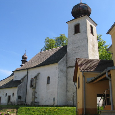 kostel v českém rudolci