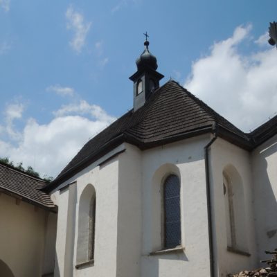 Opravená kaple sv. Eustacha