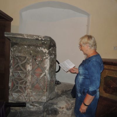 Pozdně gotická kamenná kazatelna