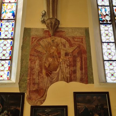 Freska sv. Barbora